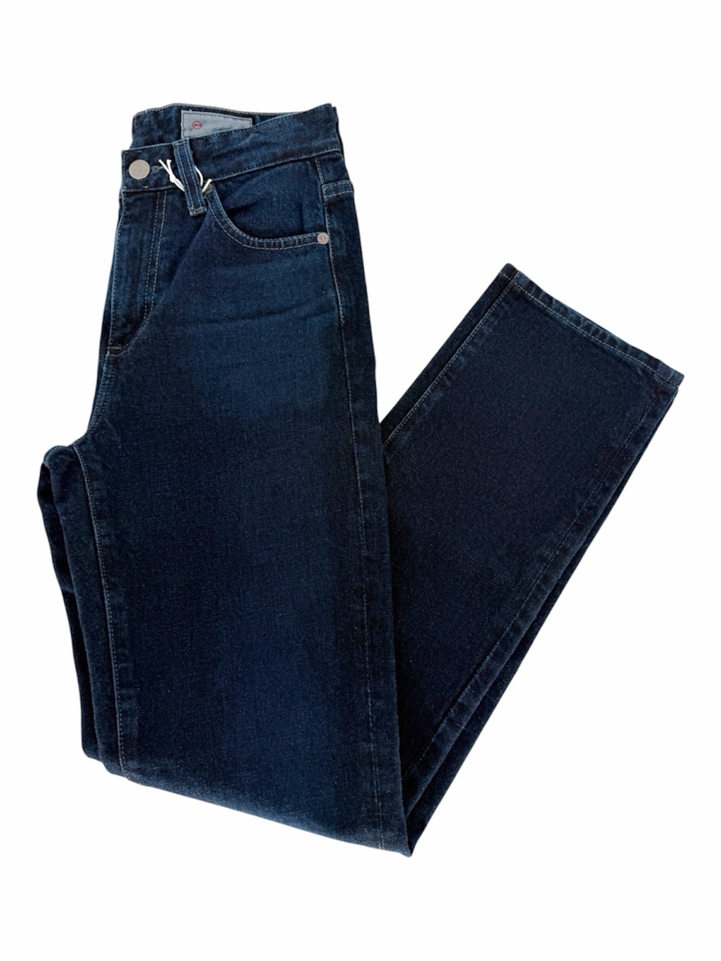 Ag Adriano Goldschmied Saige High Rise Straight Jeans Blue Women's - Size 24